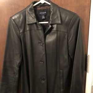 Ann Taylor Light Leather Jacket